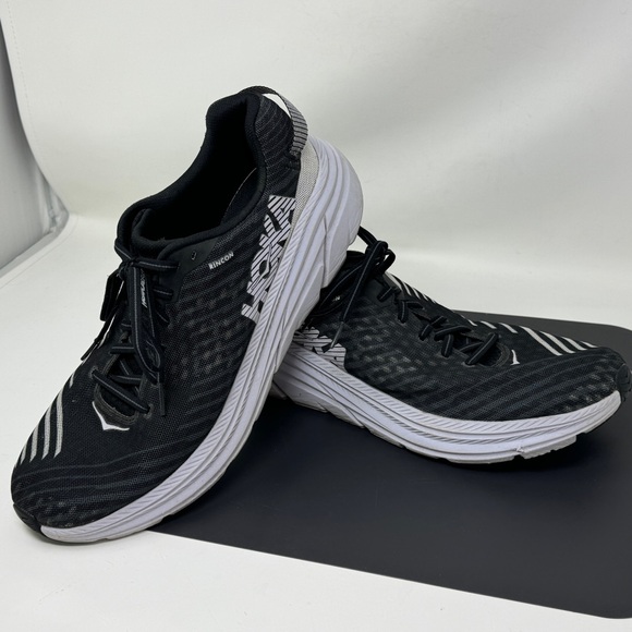 Hoka One Rincon 1102874 bwht mens size 12 - Picture 12 of 13